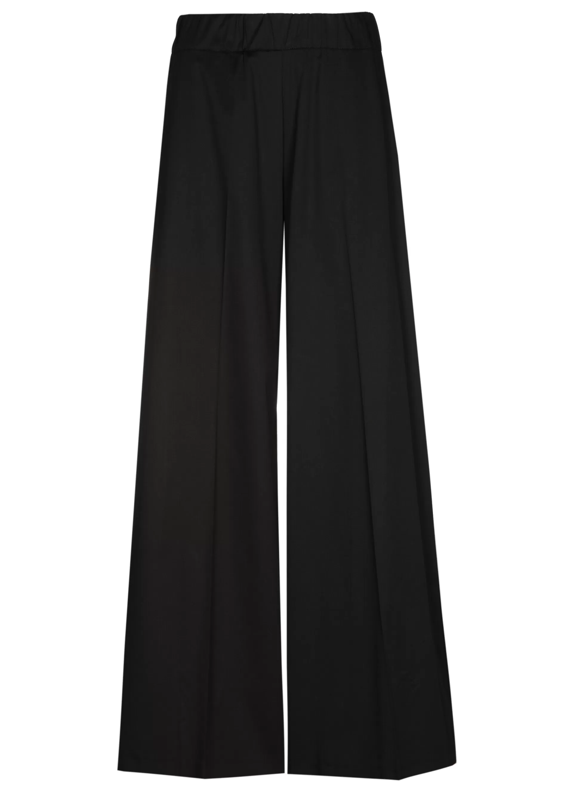 Caroline Biss 1569-10 / Comfortabele Wijde Broek In Katoen, Normal Waist*Vrouwen Broeken