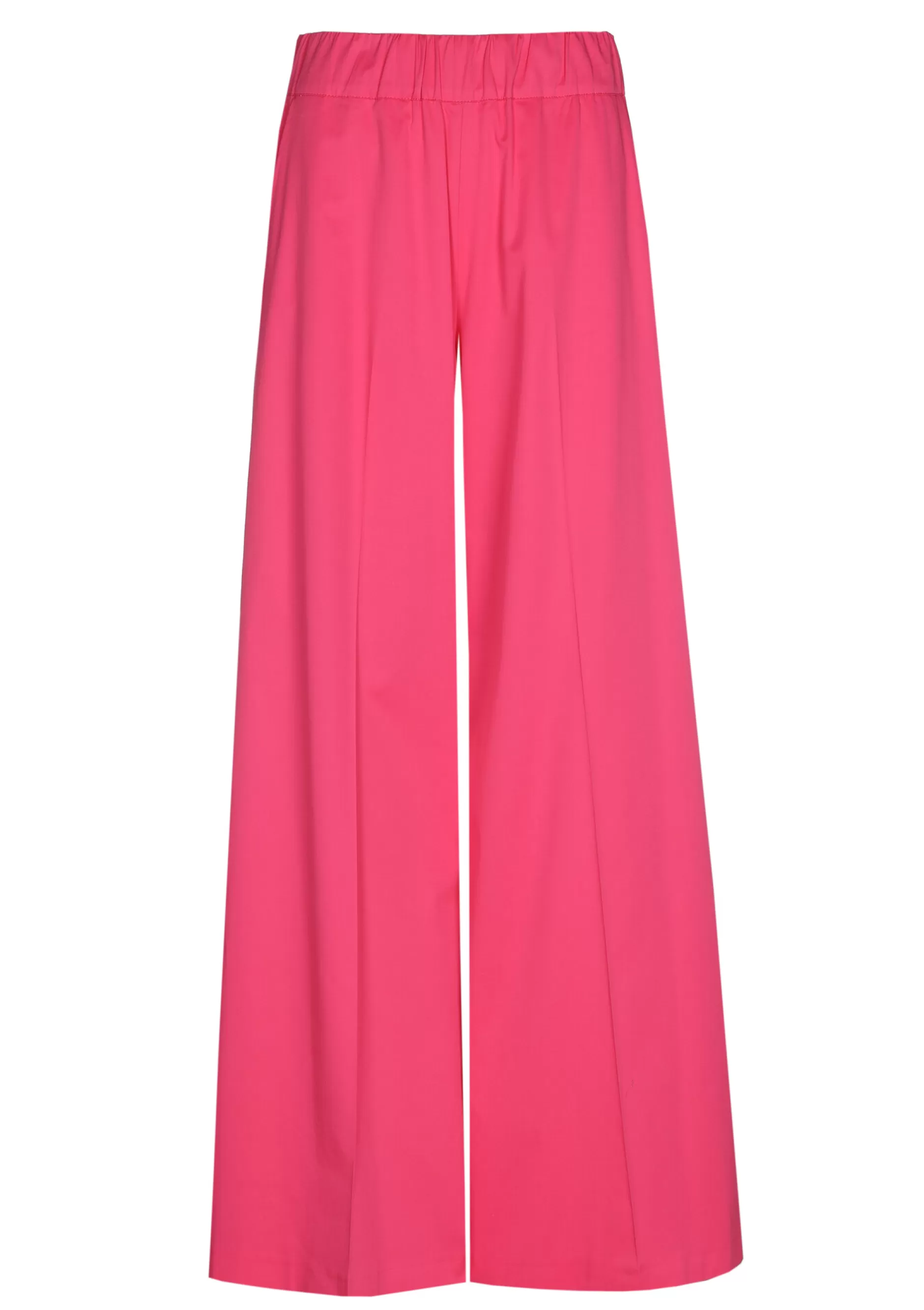 Caroline Biss 1569-74 / Comfortabele Wijde Broek In Katoen, Normal Waist*Vrouwen Broeken