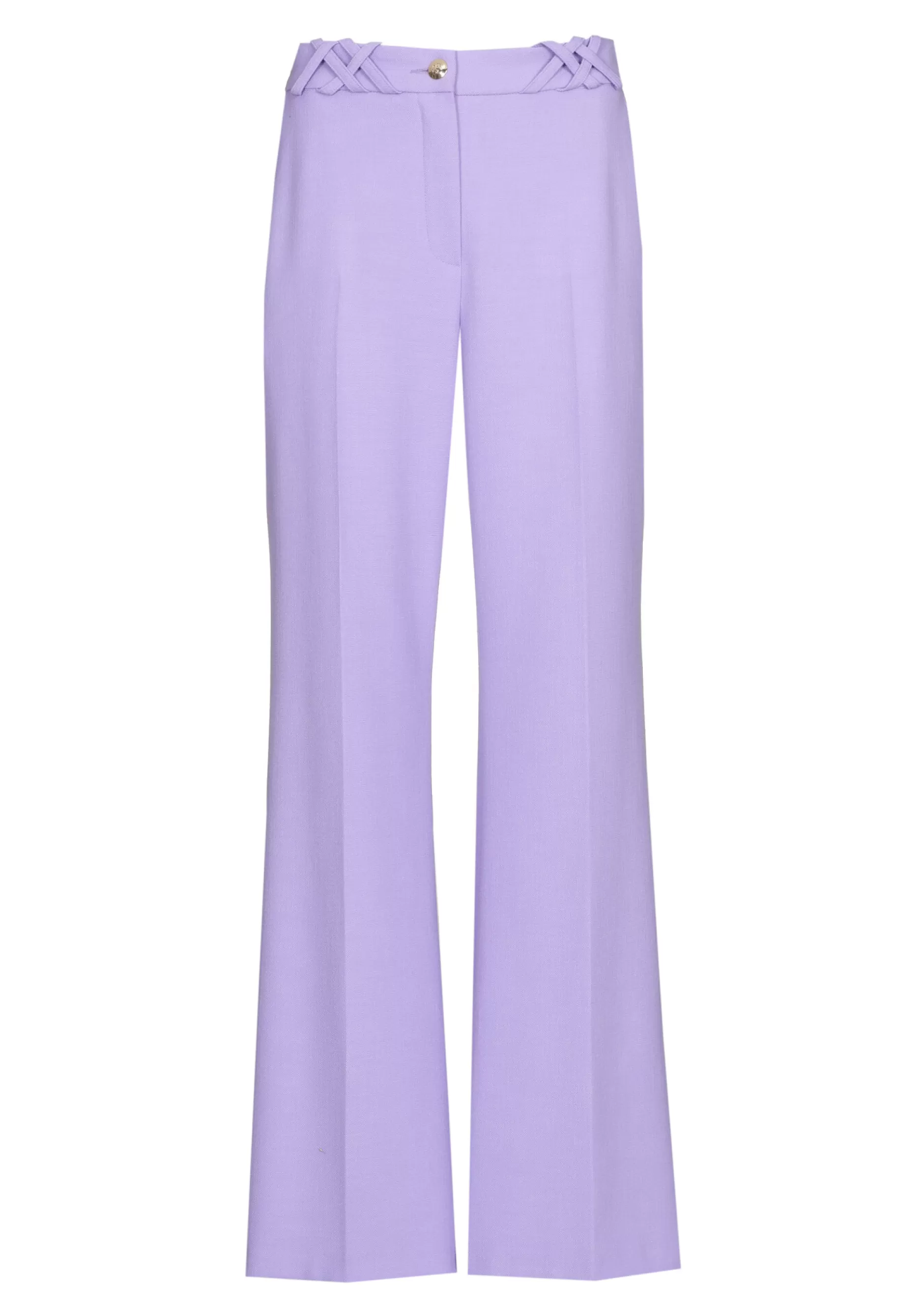 Caroline Biss 1581-46 / Comfortabele Geklede Broek, Recht Been, Normal Waist*Vrouwen Broeken