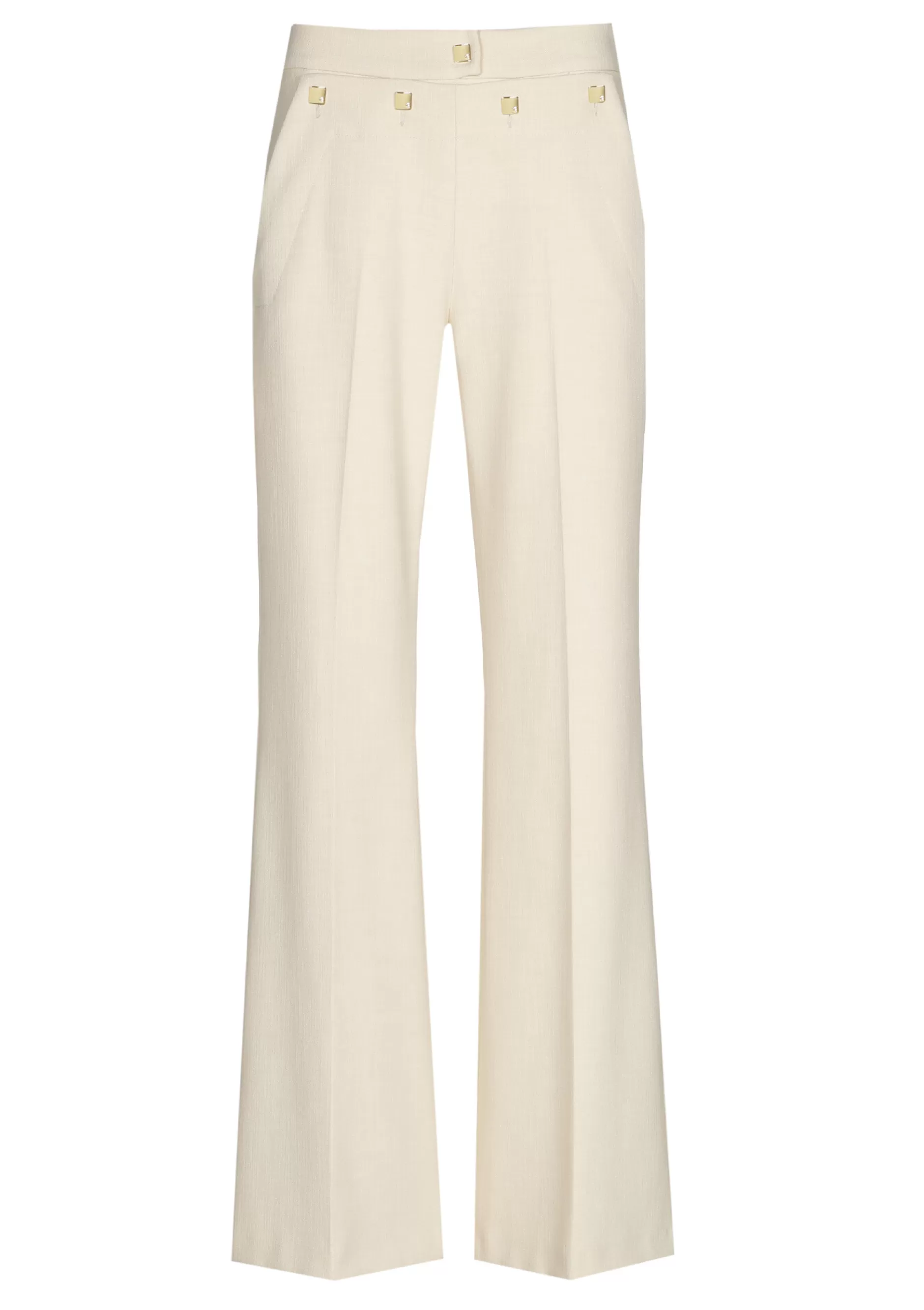 Caroline Biss 1583-34 / Comfortabele Citylook Broek, Recht Been, Normal Waist*Vrouwen Broeken