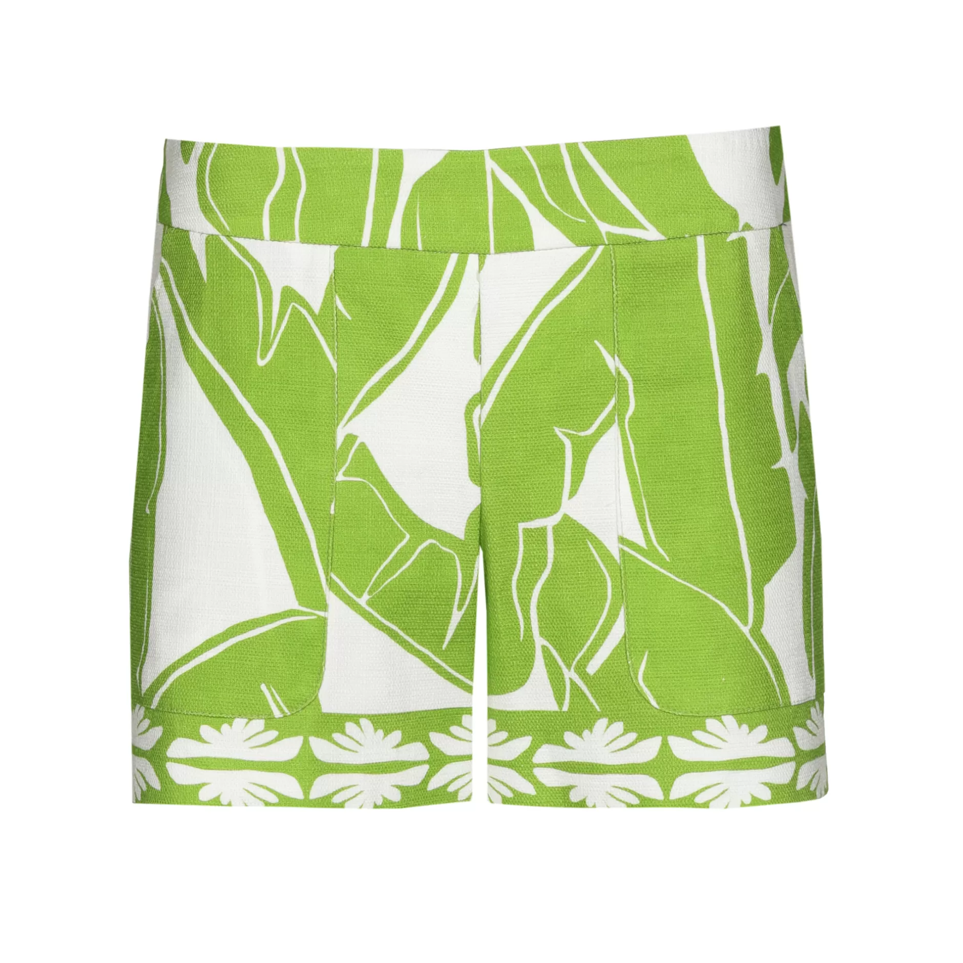 Caroline Biss 3555-79 / Comfortabele Short In Pique Katoen, Normal Waist*Vrouwen Broeken